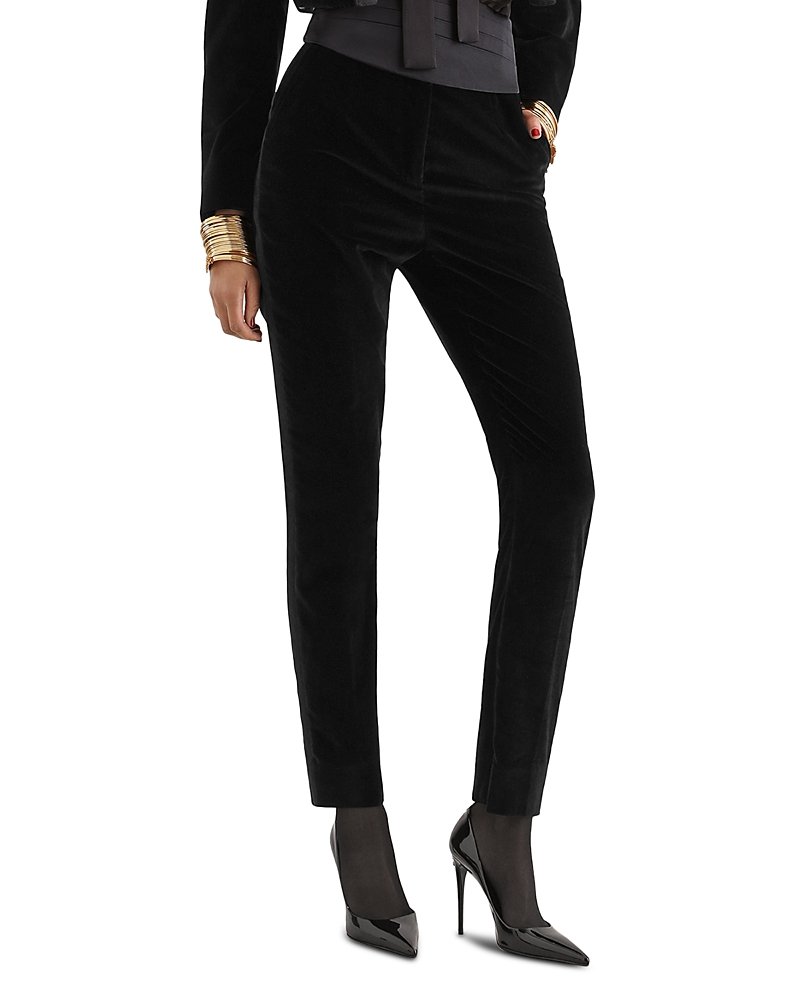 Dolce & Gabbana Velvet Tailored Tuxedo Pants