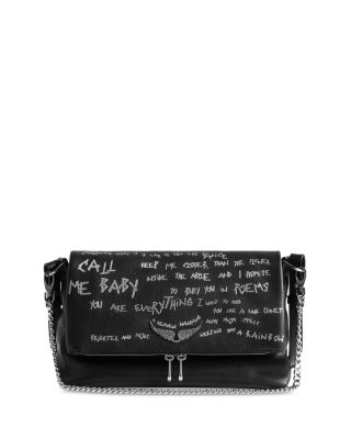 Rocky II Graffiti Leather Shoulder Bag