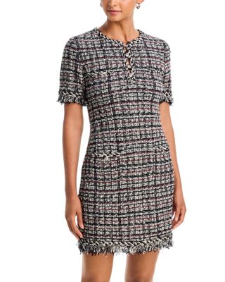 Dakota Tweed Fringe Mini Dress