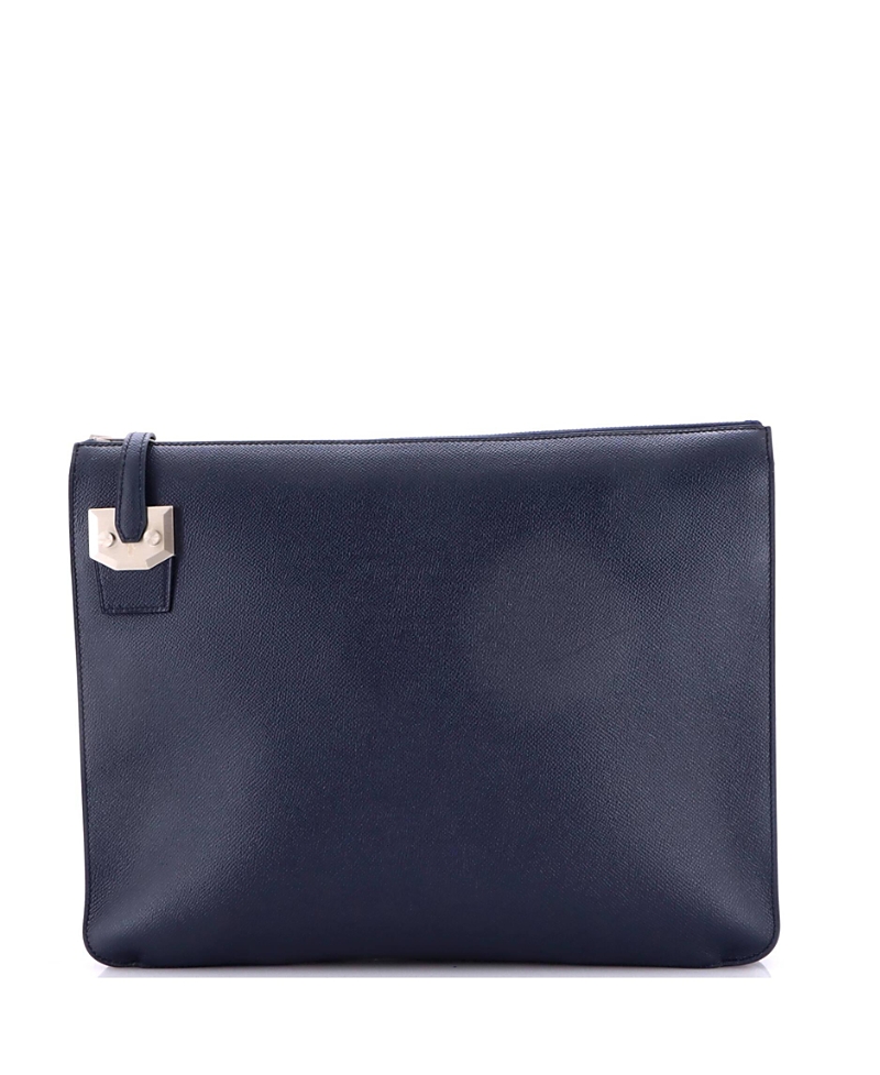 Pre-Owned HERMES CItyhall Pouch Epsom