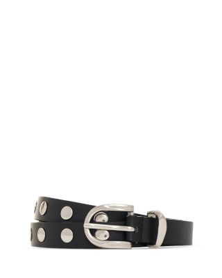All Day Studded Leather Belt