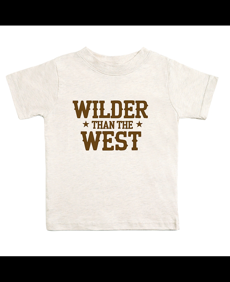 Sweet Wink Boys' Wilder Than The West Western Short Sleeve T-Shirt - Baby, Little Kid