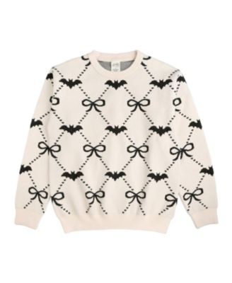 Bat Trellis Halloween Women's Sweater