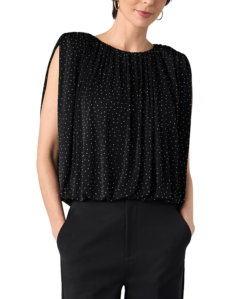 Liverpool Los Angeles Sleeveless Draped Knit Top