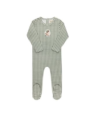  Unisex Gingham Owl Collection Footie - Baby