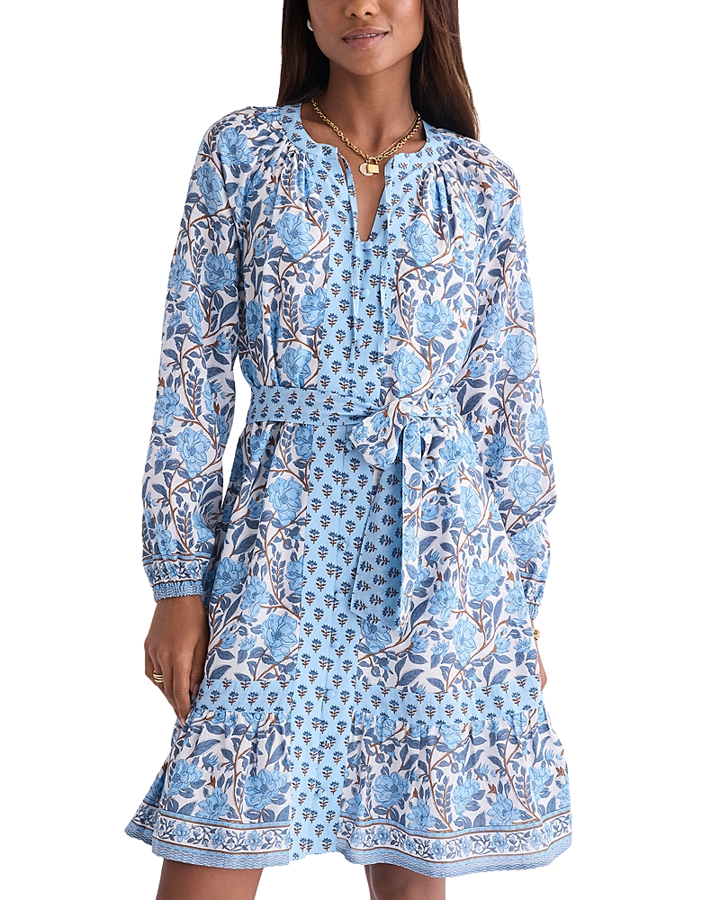 Vineyard Vines Long Sleeve Belted Dress