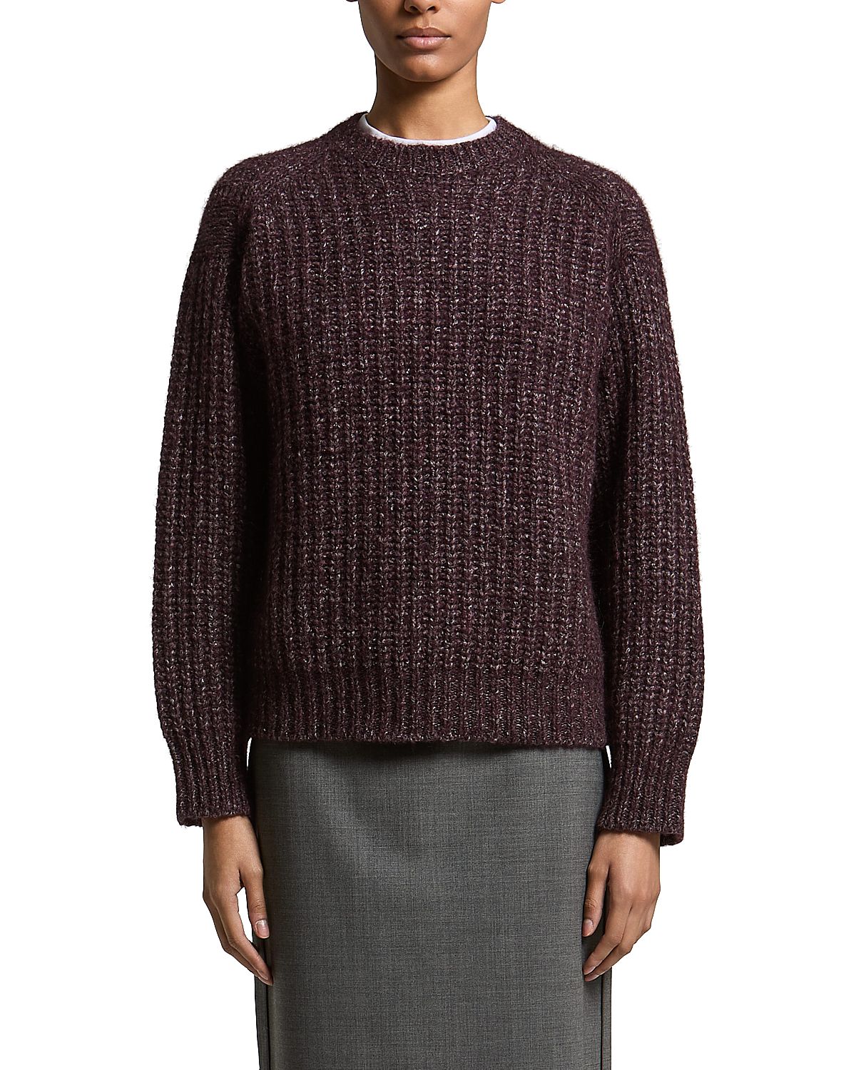 Peserico Rib Knit Crewneck Sweater