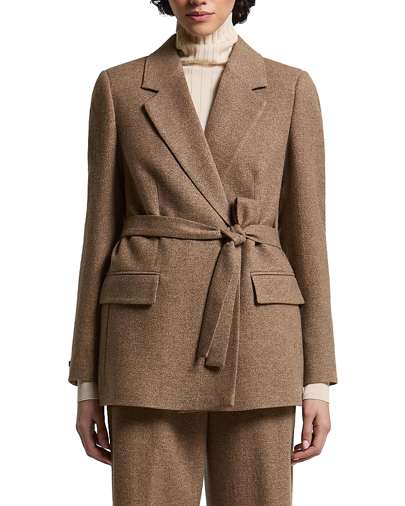 Peserico Wool Blend Belted Jacket