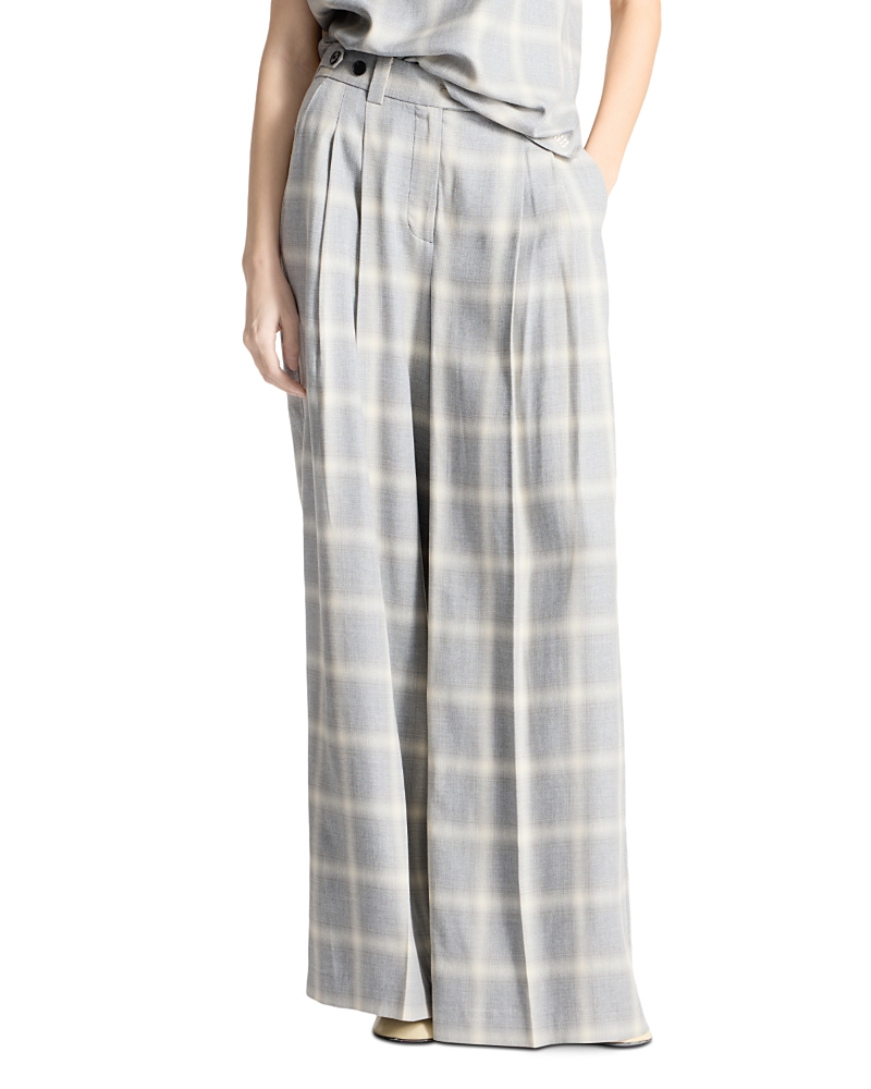 Saint Art Kingsley Pleated Wide Leg Pants