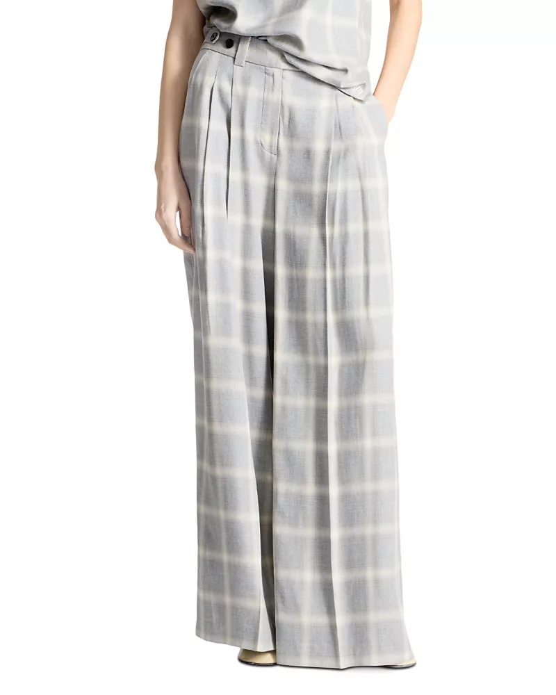 Saint Art Kingsley Pleated Wide Leg Pants
