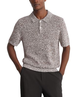 Marco Marl Knit Short Sleeve Sweater Polo