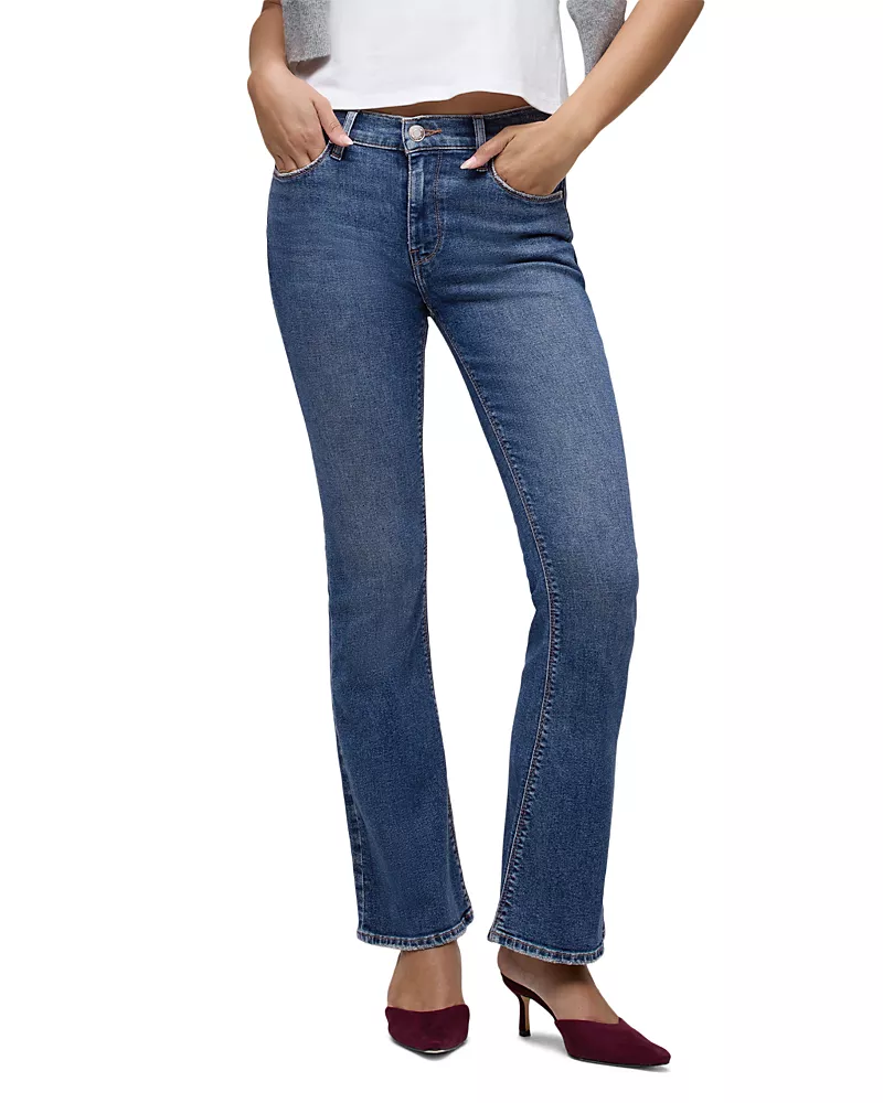 Hudson Nico Barefoot Mid Rise Bootcut Jeans in Wizard