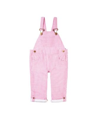 Girls' Seersucker Overalls - Baby, Little Kid, Big Kid