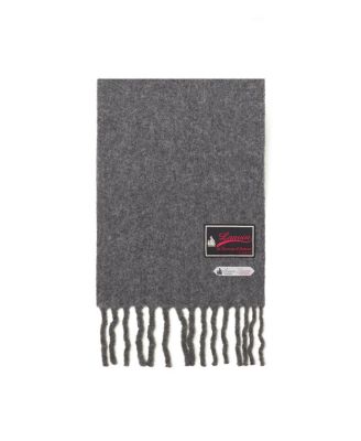  Fringed Wool Scarf With 22 Faubourg Label
