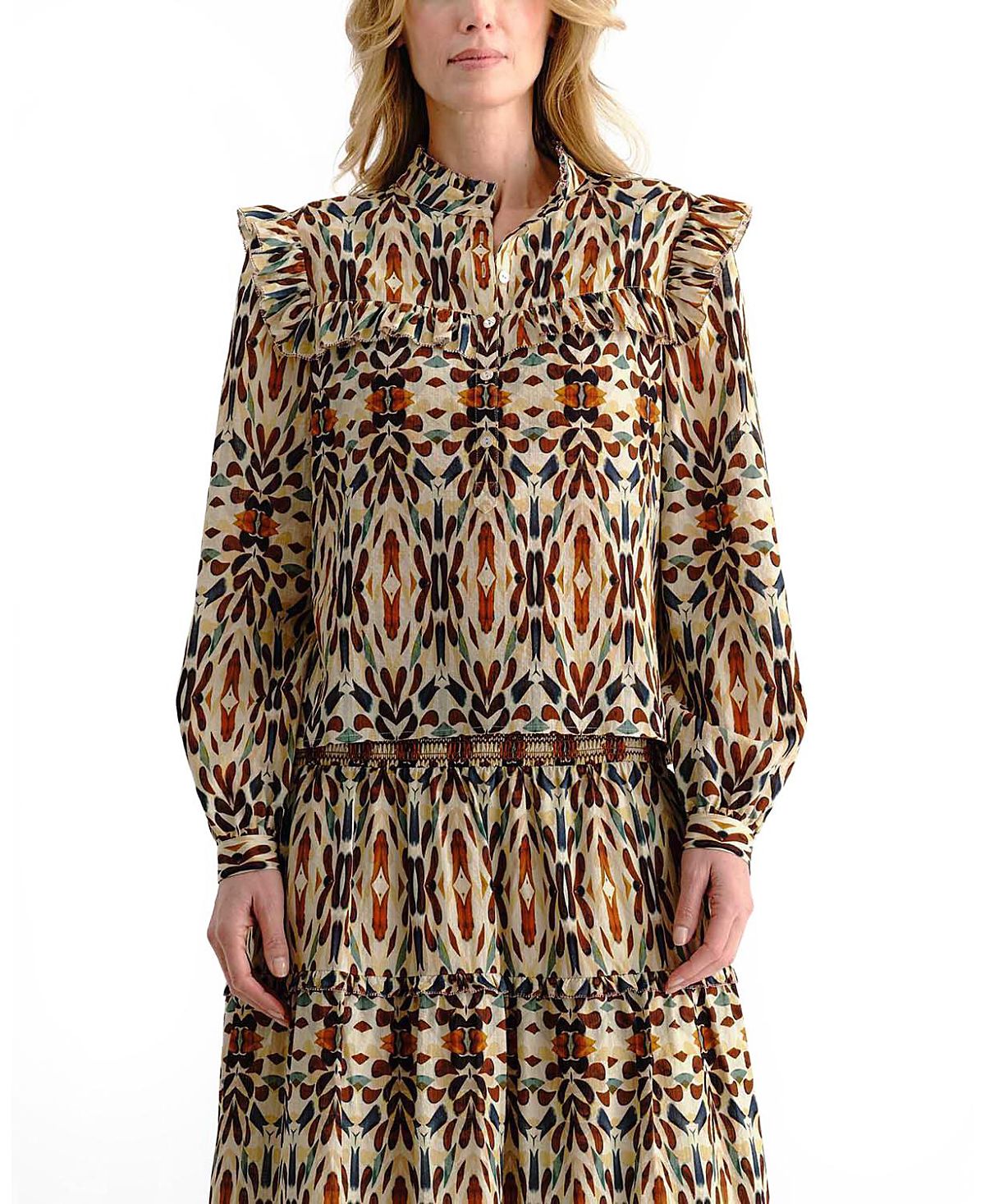 Cartolina Piper Printed Top