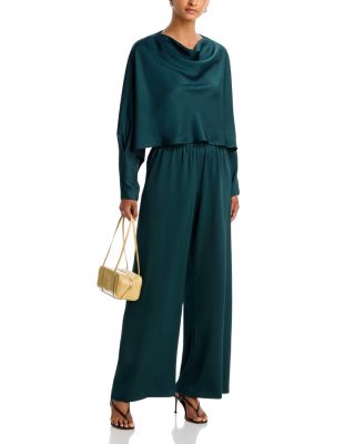 Beatriz Cowl Neck Top & Roni Wide Leg Pants