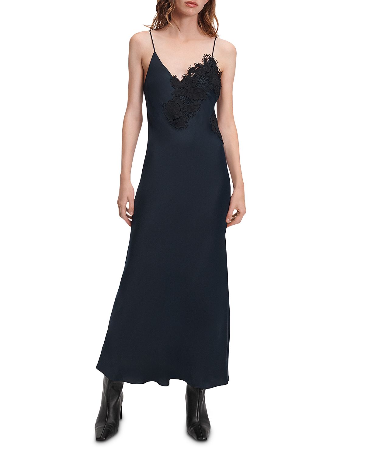 rag & bone Ariana Lace Trim Slip Dress