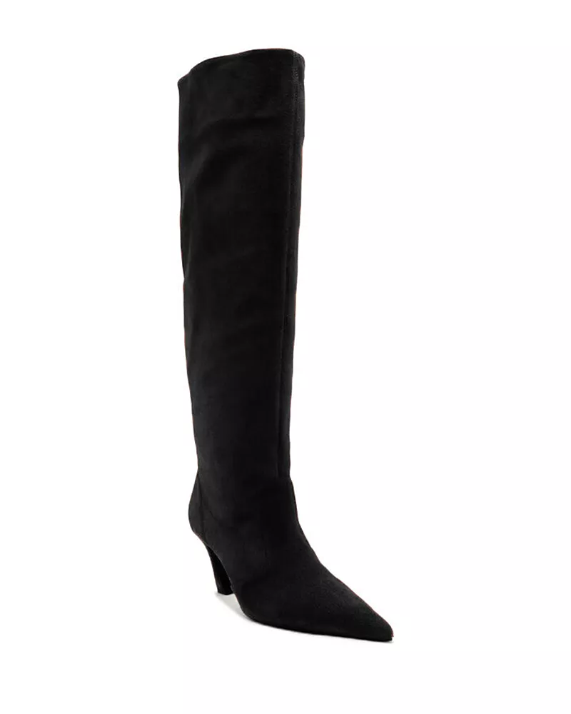 Schutz Women's Lexi Mid Slouch Leather Knee High Boots