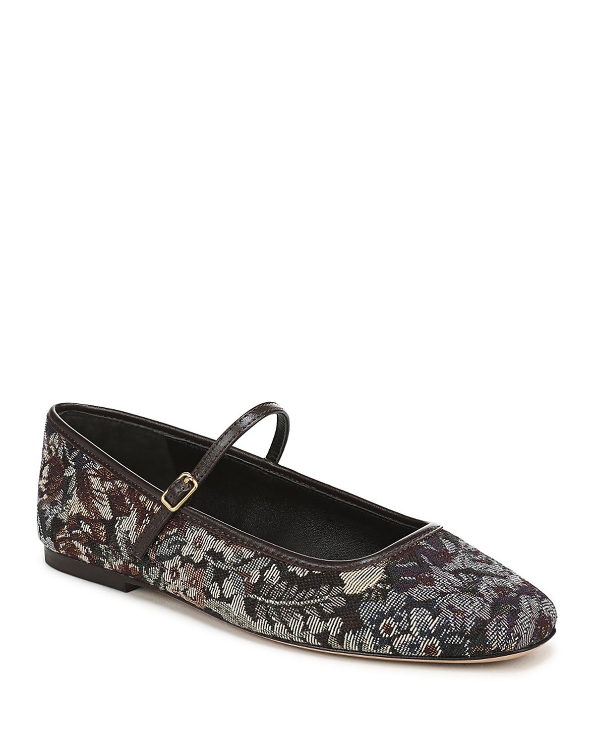 Veronica Beard Women's Ellie Velvet Mary Jane Flats