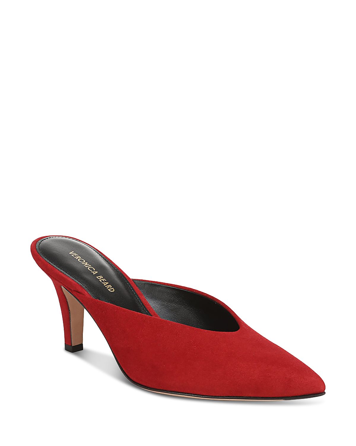 Veronica Beard Women's Rochelle Calf Hair Mid Heel Mules