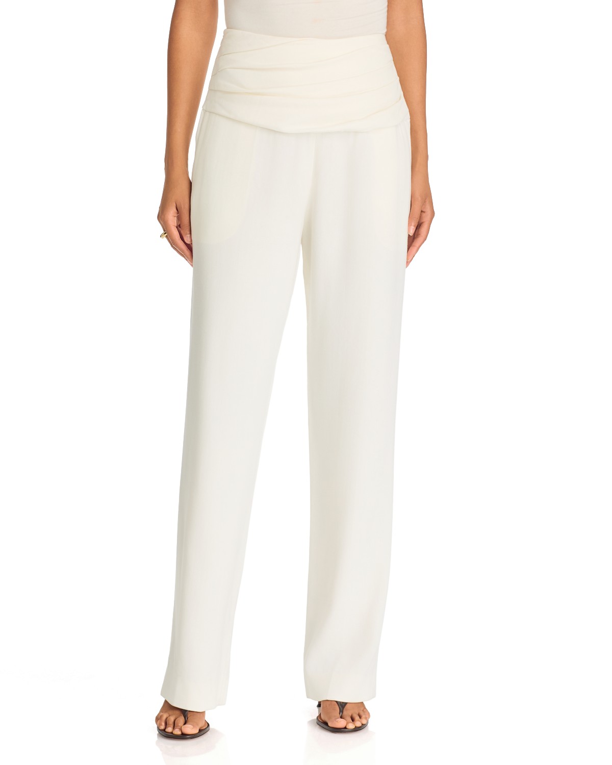 Tove Albertine Relaxed Trousers in White