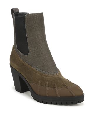 Women's Taryn Leather High Heel Chelsea Boots