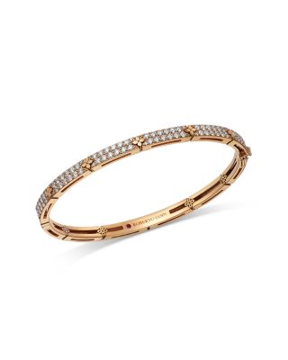 18K Gold Love in Verona Diamond Bangle Bracelet, 1.62 tcw