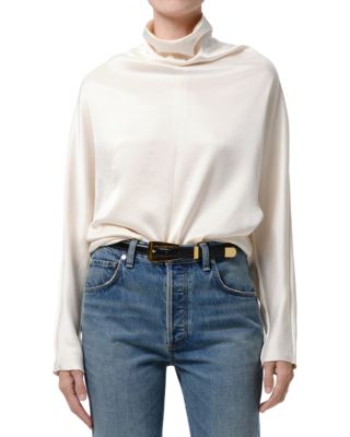 Ilaria Draped Long Sleeve Top