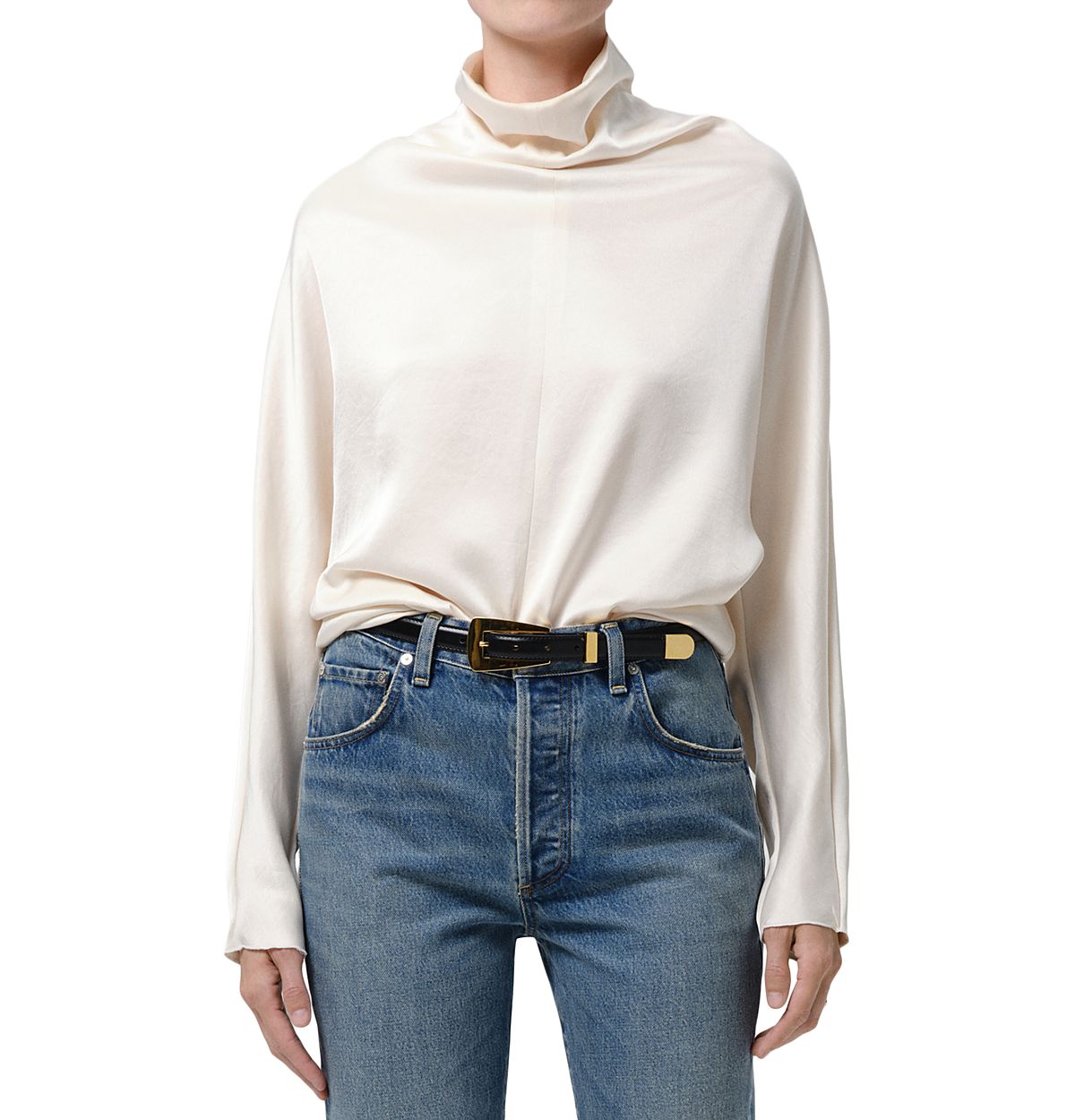 Citizens of Humanity Ilaria Draped Long Sleeve Top