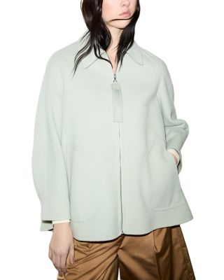 Saggina Double Woven Wool Short Coat