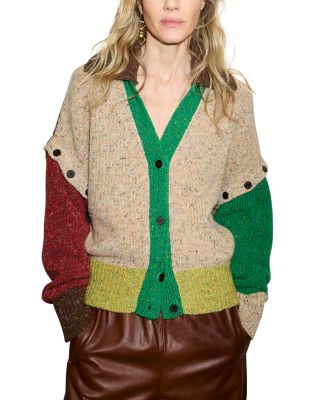Fiabe Wool Detachable Sleeve Cardigan