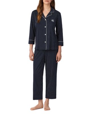 Bingham Knits Cotton Jersey Cropped PJ Set