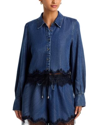 Greta Lace Trim Top