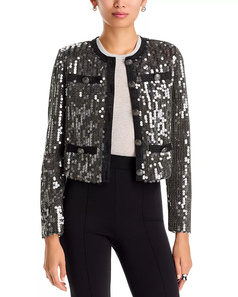Ramy Brook Anna Paillette Jacket