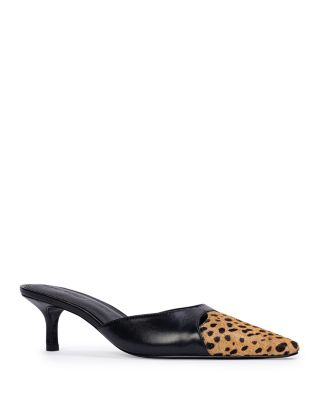 Women's Snip Toe Leather Mules