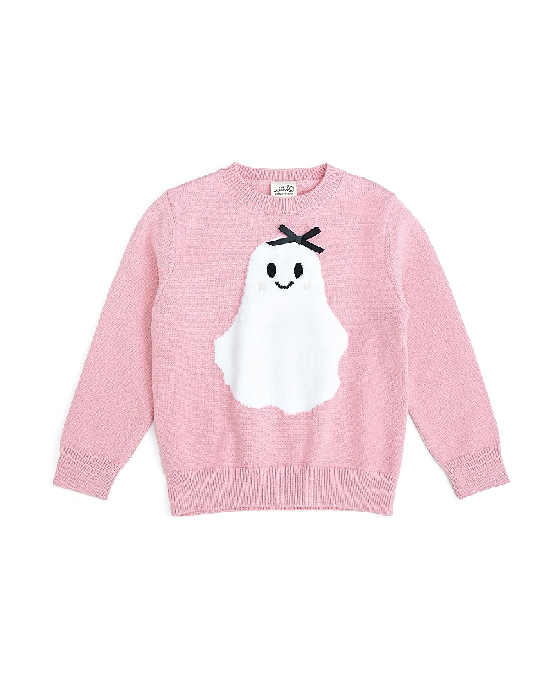 Sweet Wink Girls' Sweet Ghost Halloween Sweater - Little Kid