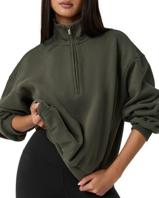 Restore Oversized Half Zip Sweatshirt - thumbnail 5