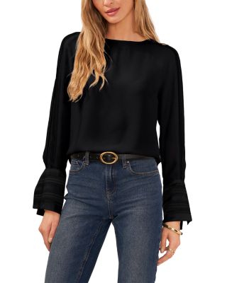 Vince Camuto Crewneck Extended Shoulder Top