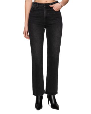 The Muse High Rise Straight Jeans in Nocturne