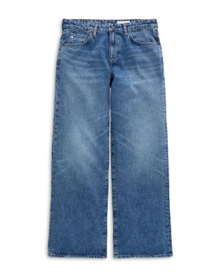 Adria Mid Rise Wide Leg Jeans in Jive - thumbnail 7