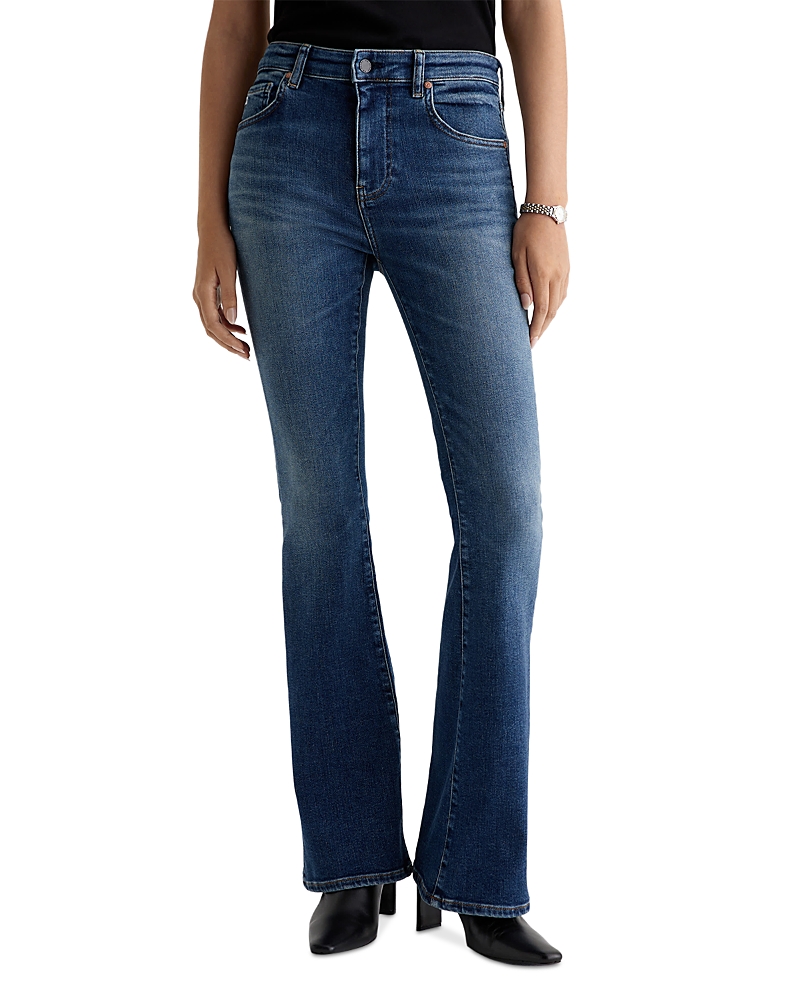 Ag Farrah High Rise Bootcut Jeans in 14 Years Bluegrass