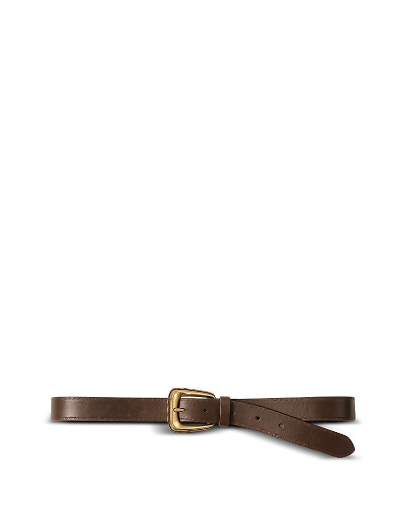 Veronica Beard Women's Trailblazer Arch Leather Belt In Brown