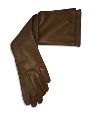 Long Leather Gloves