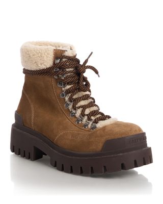 Men's Suede & Shearling Winter Boots