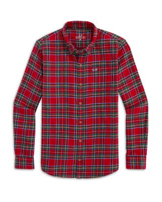 Boys' Noel Tartan Plaid Vineyard Flannel Shirt - Little Kid, Big Kid