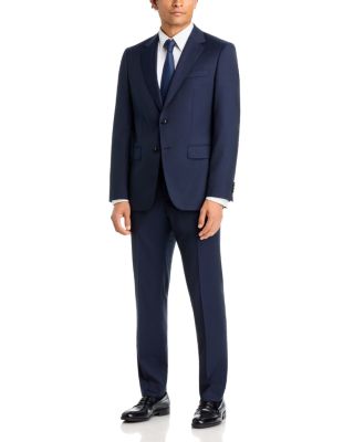 Huge Stripe Wool Slim Fit Suit 