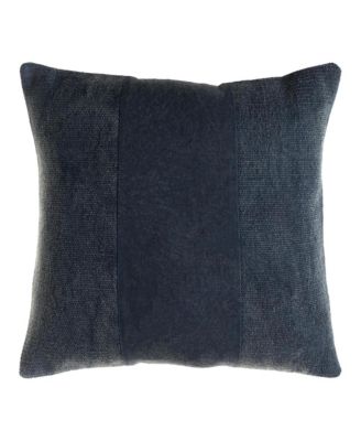  Washed Stripe Decorative Pillow, 18"L x 18"W