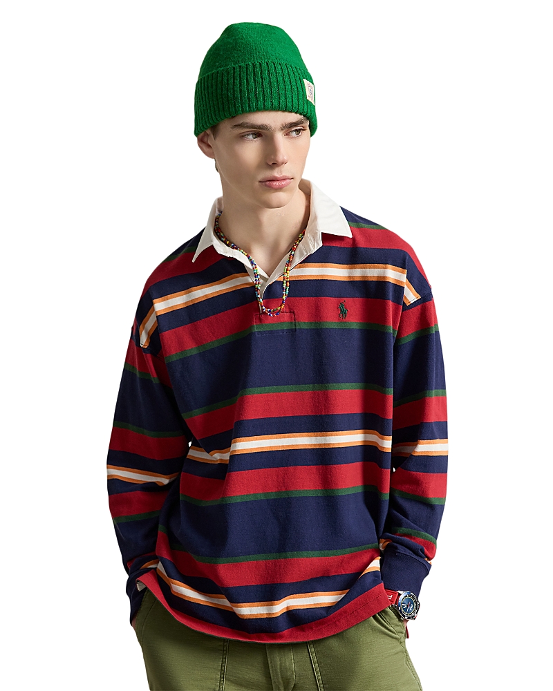 Polo Ralph Lauren Big Fit Striped Jersey Rugby Shirt