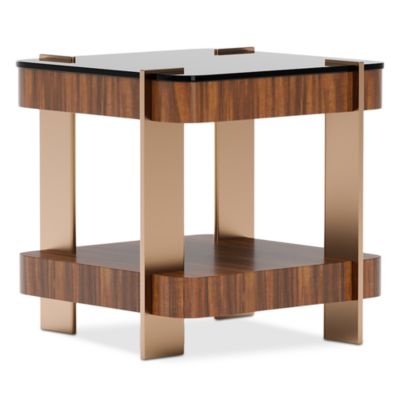 Altura Glass Top Side Table