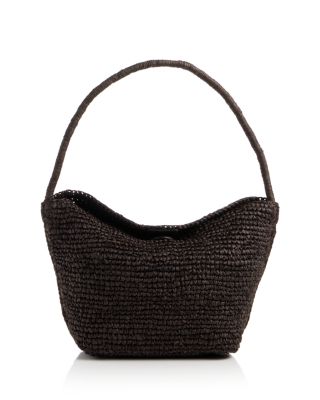 The Signature Woven Raffia Shoulder Bag